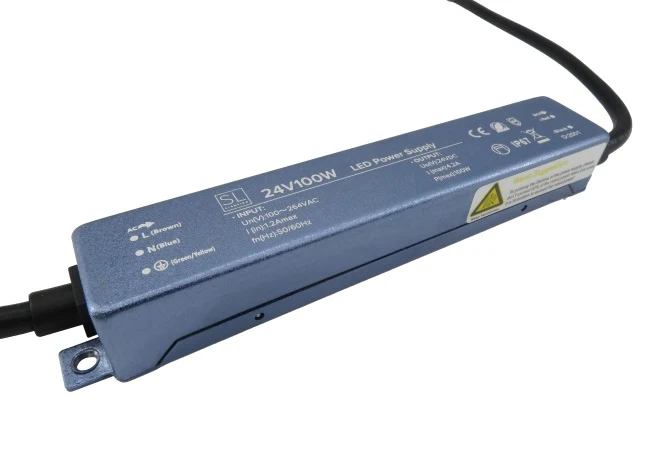 100W 24V Constant Voltage Super Slim Waterproof IP67 LED Strip Driver L130 x W37 x H20mm - Image 3