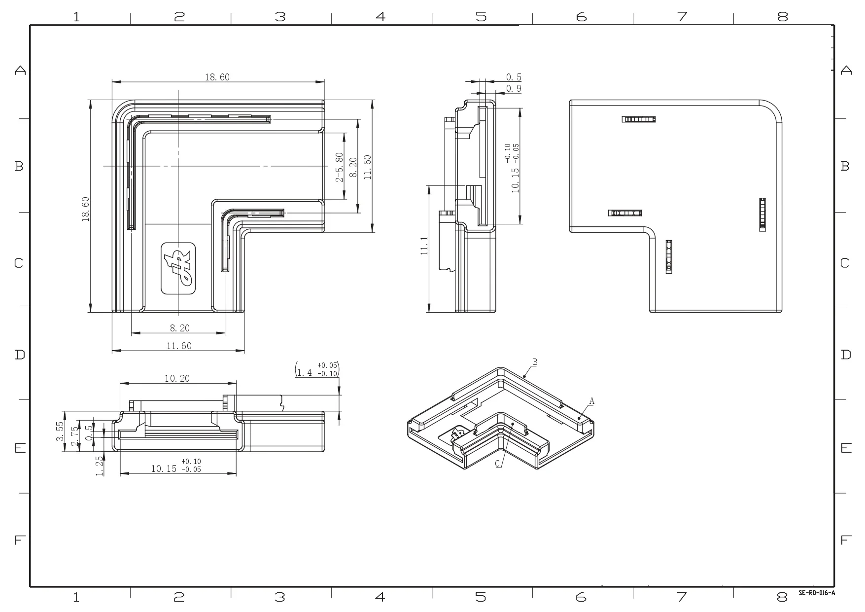 10mm L Shape / Corner Connectors for LED Single Colour COB Strip - Image 4