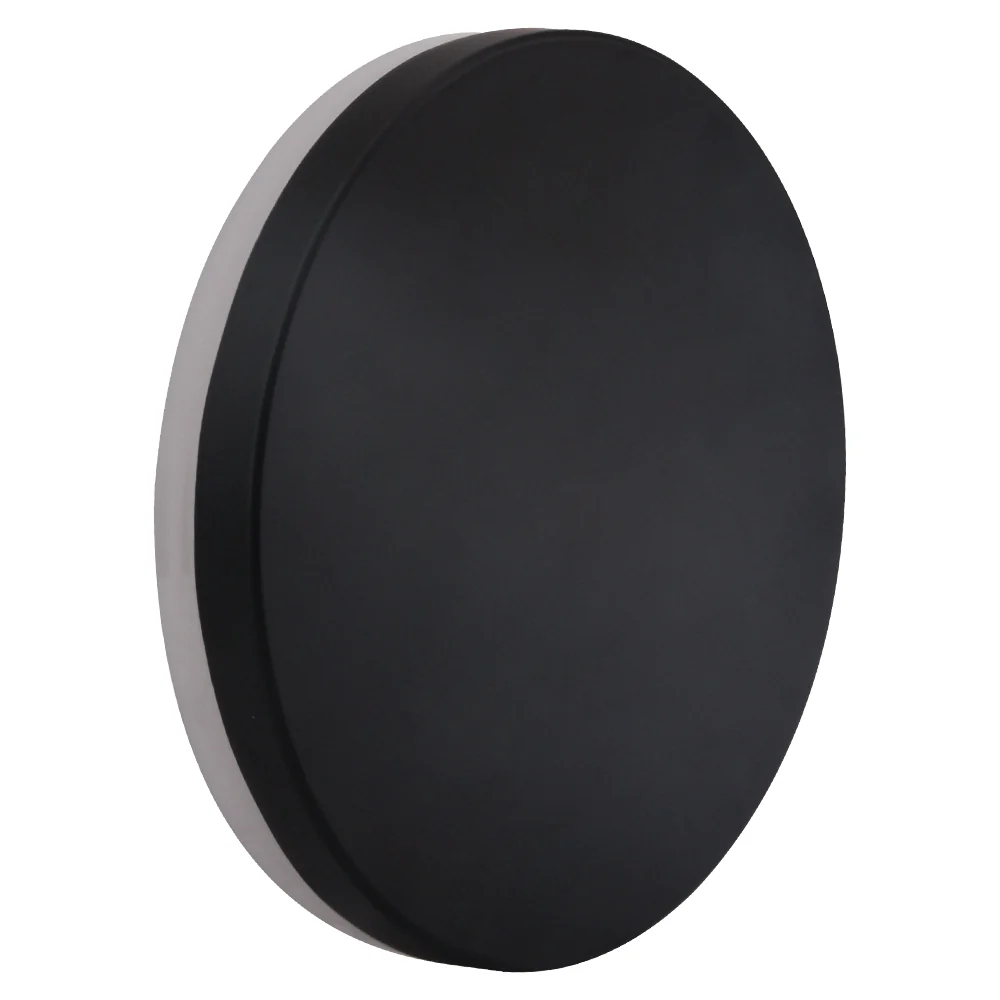 12W Black Round Backlit LED Interior / Exterior Outdoor Wall Light, IP65, 1.5M Pre-wired cable - Image 7
