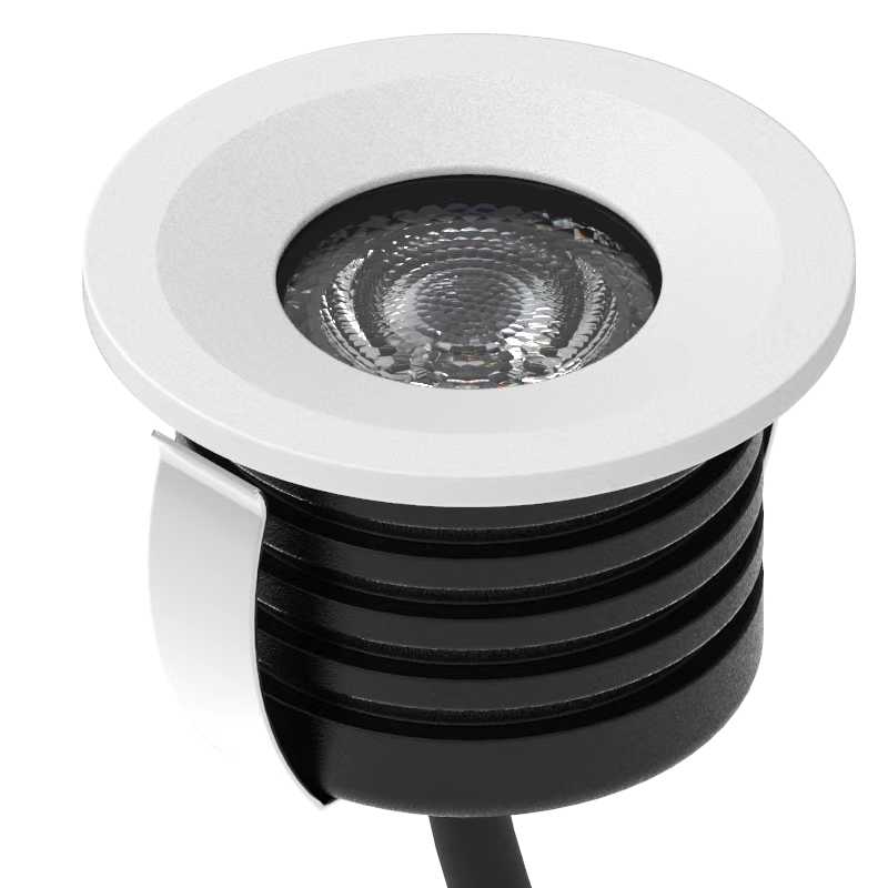 3W Ella LED Waterproof IP65 Marker Light, Step Light, Matt White Bezel (Non Dimmable Driver Included)