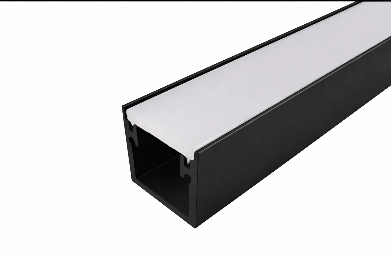 2 Metres IP65 Walk Over Recessed Profile W20 x D20 Include End Caps & Frosted Diffuser - Image 2