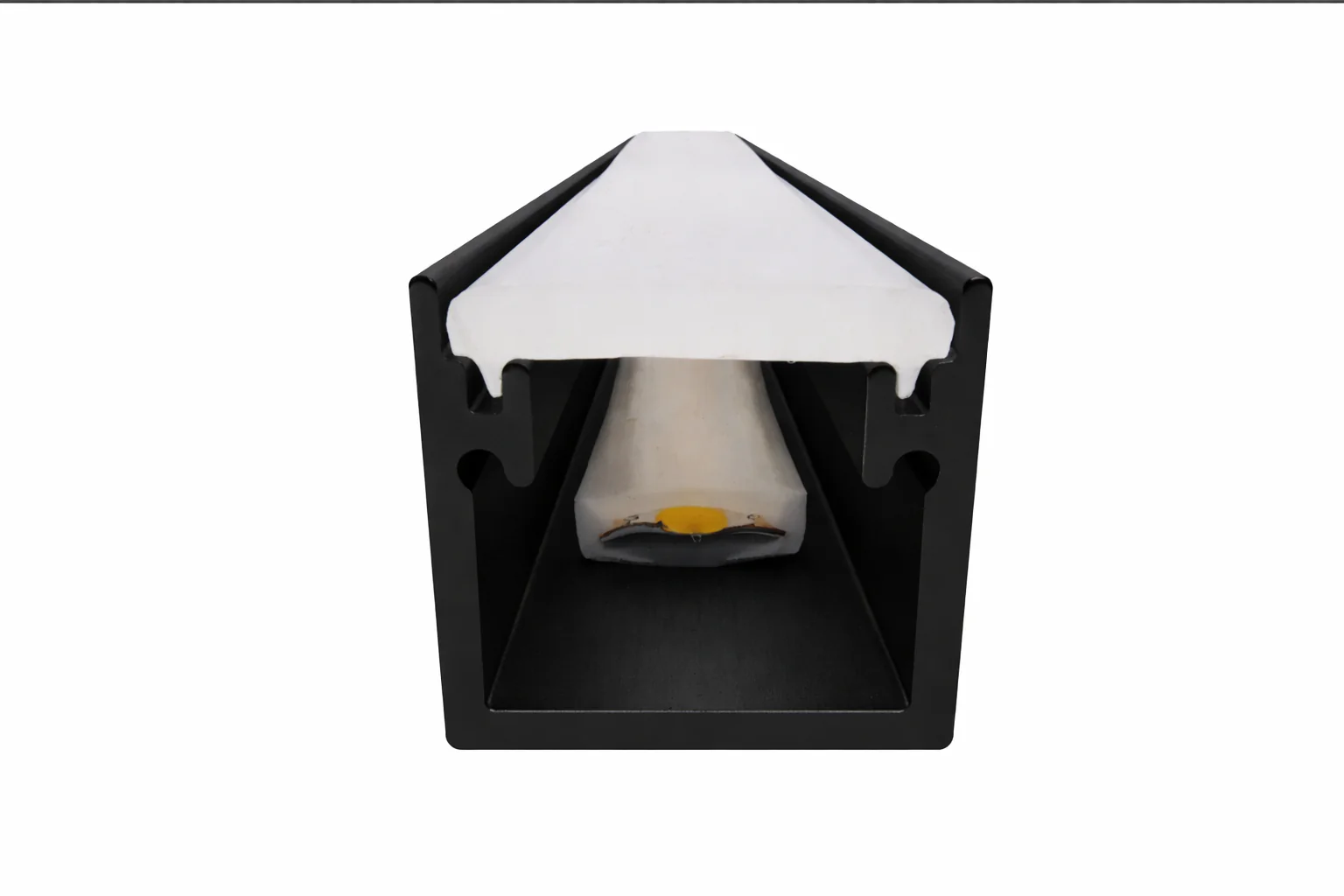 2 Metres IP65 Walk Over Recessed Profile W20 x D20 Include End Caps & Frosted Diffuser - Image 4