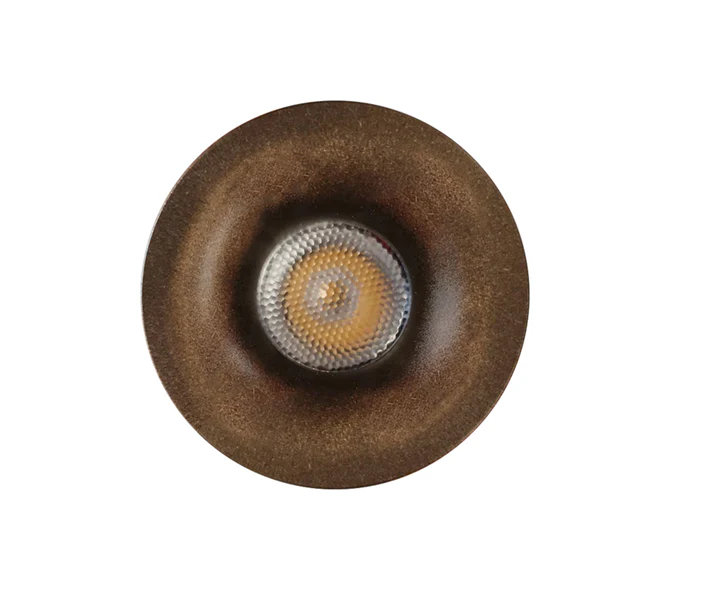 2200K Extra Warm White 3W Chloe Low Glare Fluted Marker Light, Smoked Dark Bronze Mini Downlight, Niche/Alcove/Soffit Light (Non Dimmable Driver Included) - Image 2