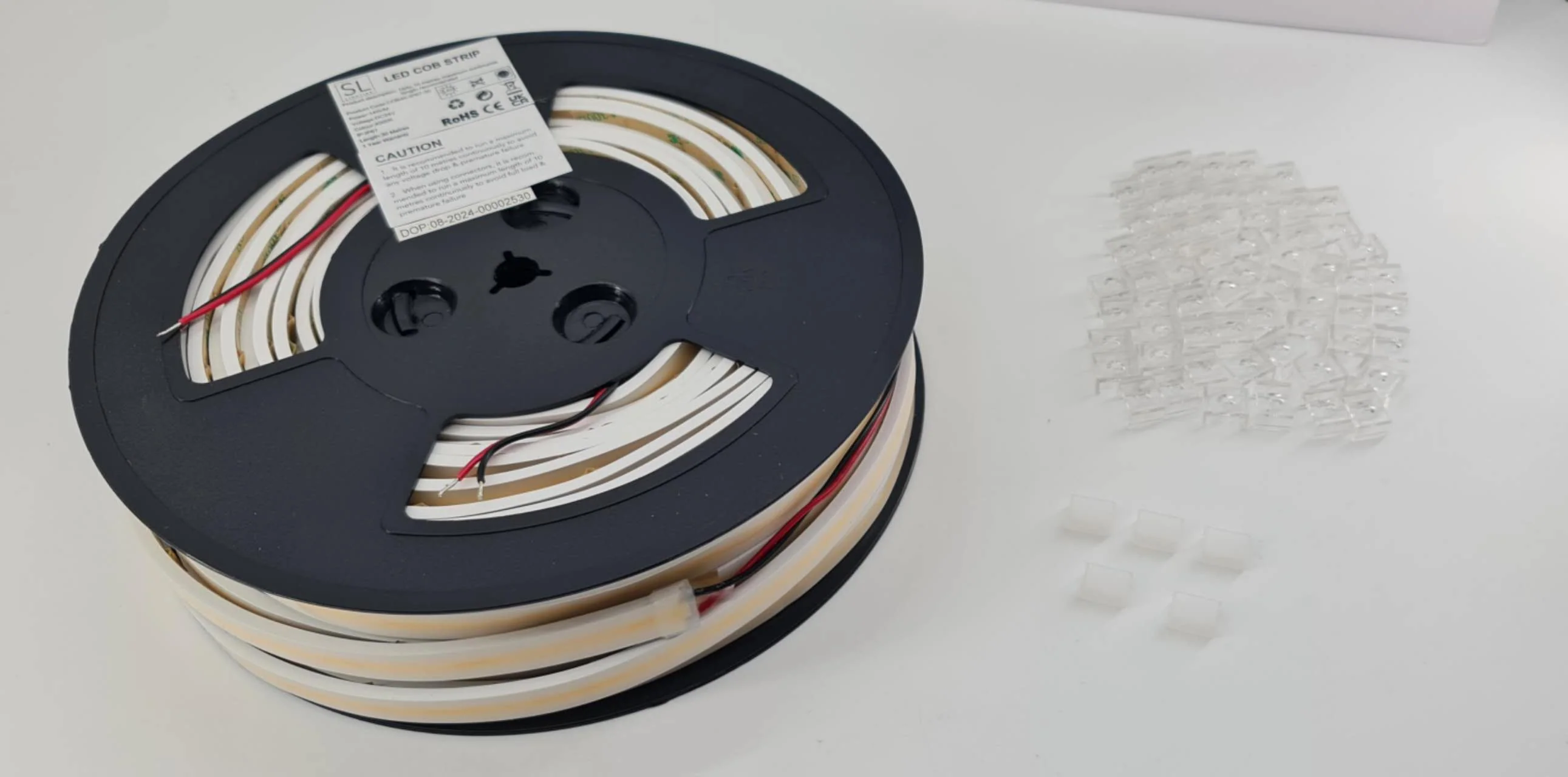 50 Metres Reel Long Run Continuous NEON COB IP67 24V 2700K / 3000K/ 4000k / 6000K Cool White Outdoor Top Bend Low Profile Diffuse/Opal Waterproof Sleeve Strip - Image 4