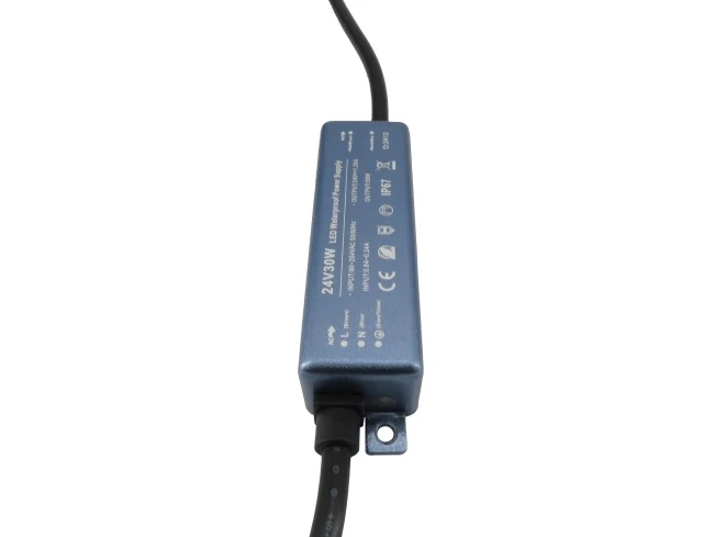 30W 24V Constant Voltage Super Slim Waterproof IP67 LED Strip Driver L80 x W26 x H20mm - Image 3