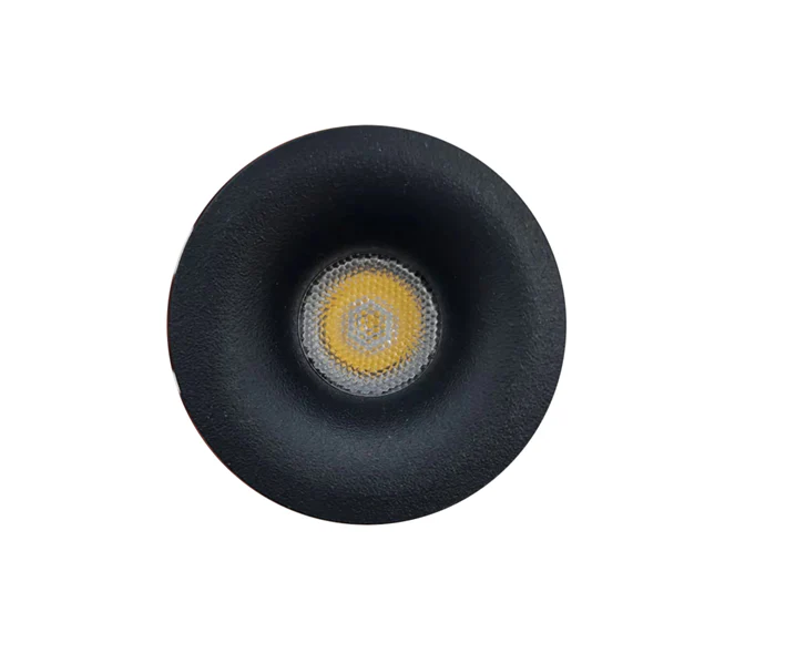 3W Chloe LED IP44 2800K/4000K/6000K CCT Colour Selectable Fluted Marker Light, Mini Downlight, Niche/Alcove/Soffit Light Black Low Glare (Non Dimmable Driver Included) - Image 2