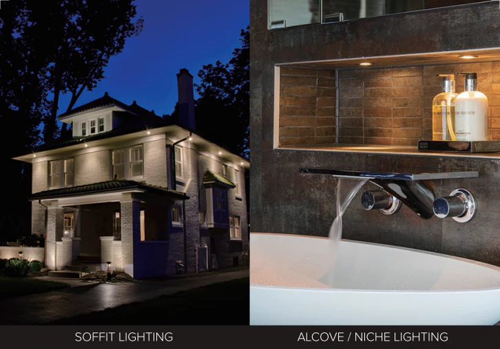 3W Chloe LED CCT 2800K/4000K/6000K Colour Changing Fluted Marker Light, Mini Downlight, Niche/Alcove/Soffit Light Brush Nickel / Satin Nickel (Non Dimmable Driver Included) - Image 7