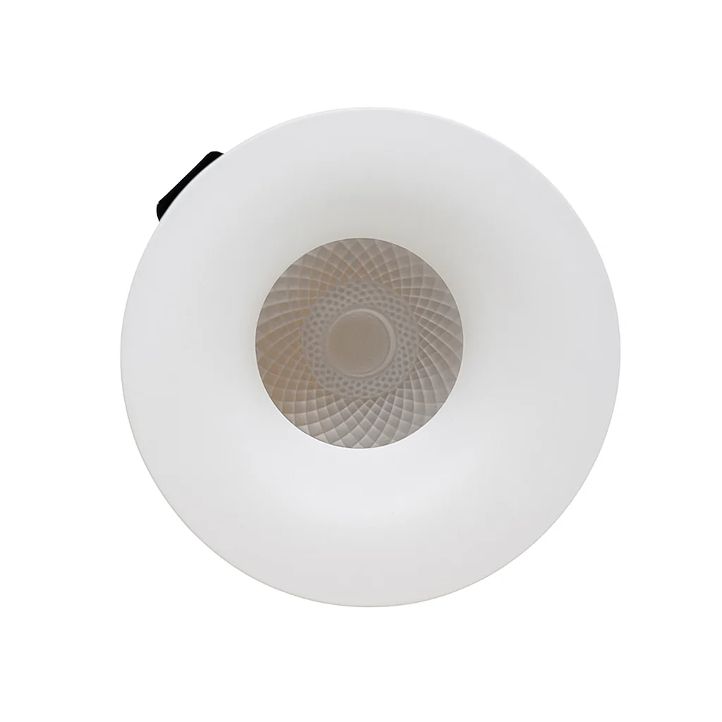 3W Chloe LED IP44 2800K/4000K/6000K CCT Colour Changing Fluted Marker Light, Mini Downlight, Niche/Alcove/Soffit Light Matt White Low Glare (Non Dimmable Driver Included) - Image 2