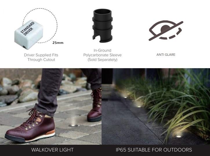 1W Ella LED Waterproof IP65 Marker Light, Step Light, White (Non Dimmable Driver Included) - Image 5