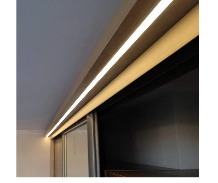 5 Pack of 2 Meters (Total 10 Meters) LED Deep Recessed Aluminum Profile with Frosted Diffuser and Accessories for LED Strip Lighting - Image 6