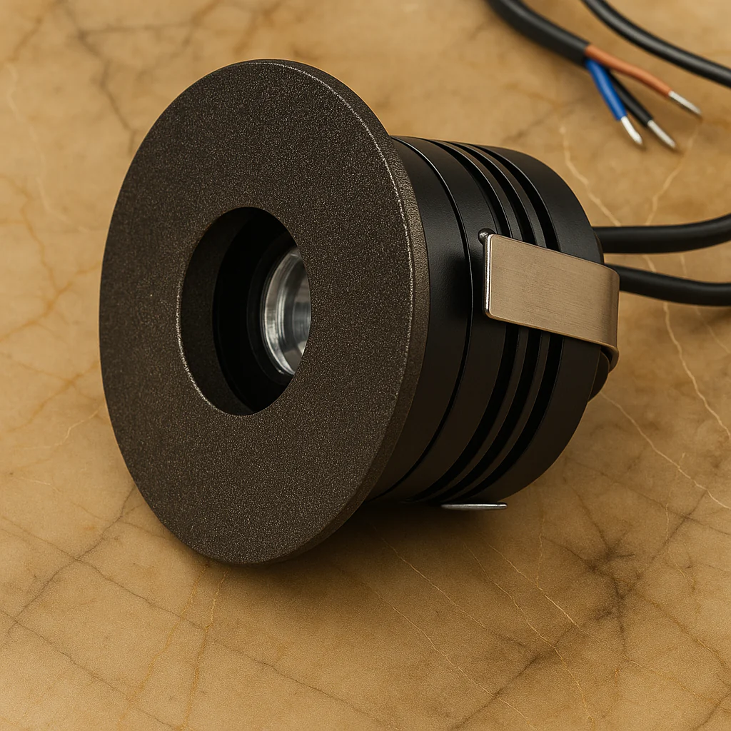 5W Nico Mini Baffle, Anti-glare Downlight Antique Brass CCT Colour Changing (Non Dimmable Driver Included)
