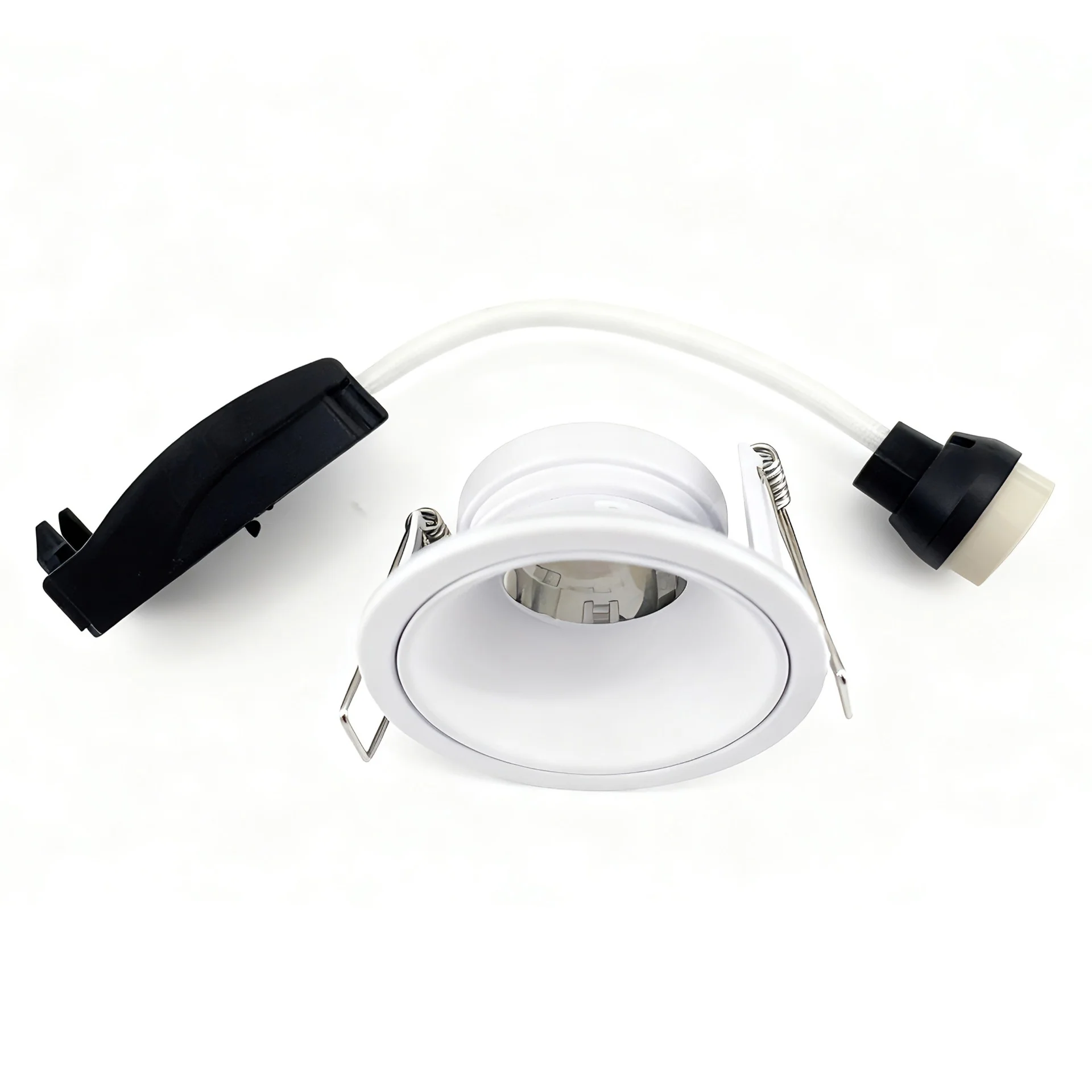 Banbury Slim Trim Low Glare Fire Rated IP65 Fixed Downlight, Includes GU10 Socket and Push fit Junction Box - Image 3