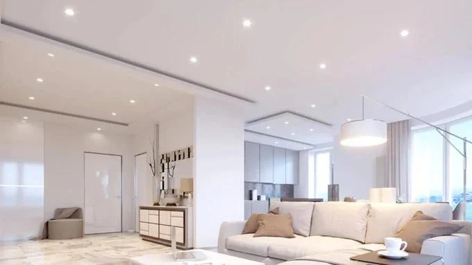 Banbury Tiltable Trimless Plaster-In Fire Rated IP65 Fixed Downlight, Includes GU10 Socket & Junction Box - Image 11