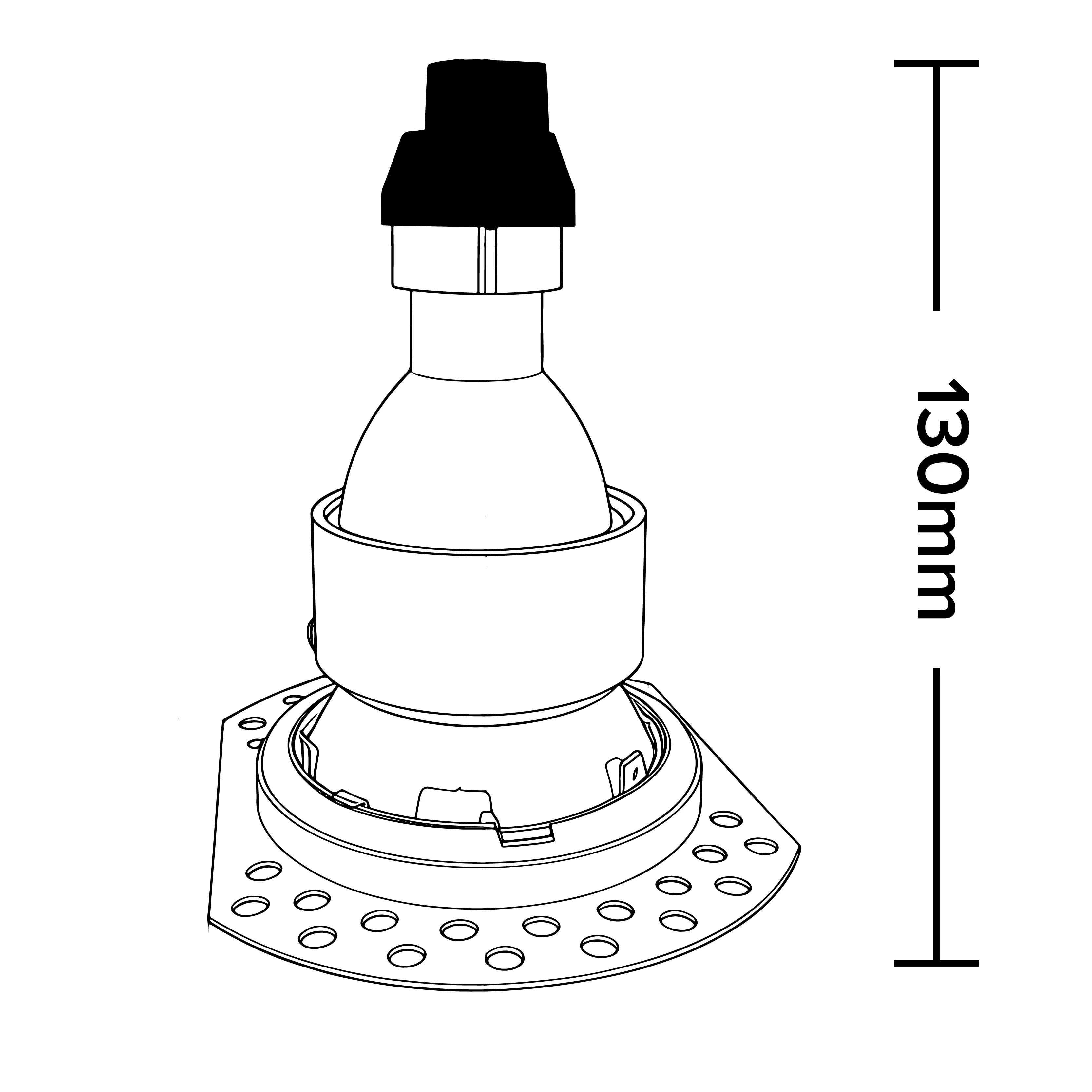 Banbury Tiltable Trimless Plaster-In Fire Rated IP65 Fixed Downlight, Includes GU10 Socket & Junction Box - Image 8