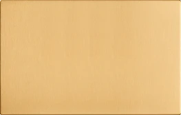 Blank Plate 3x6 in Matt Gold / Matt Black Finish