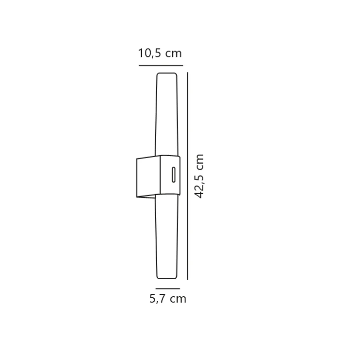 Camilla Double black wall light - Image 5