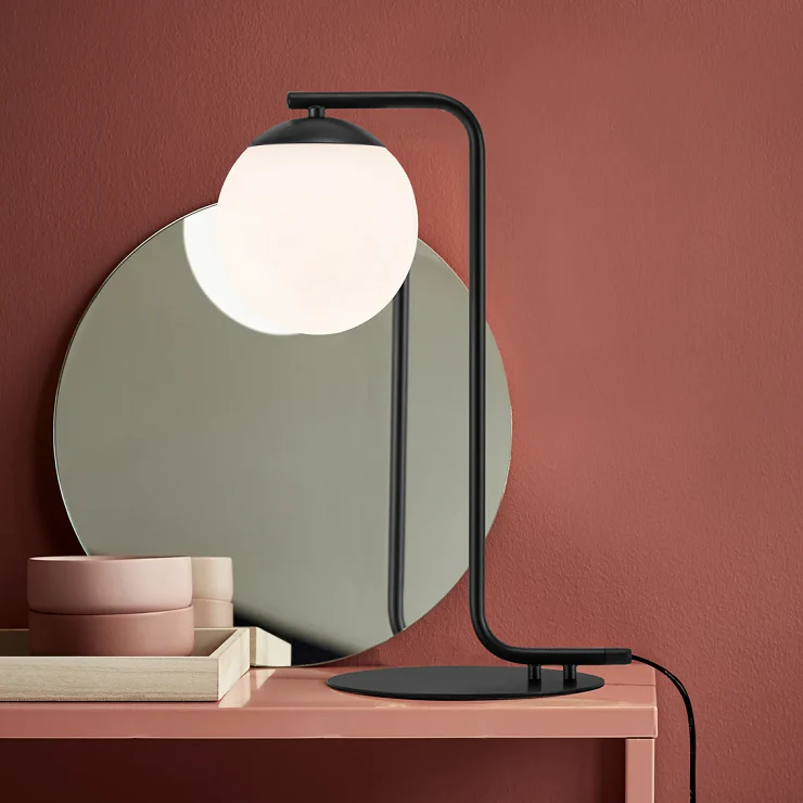 Fergus Black Table Lamp