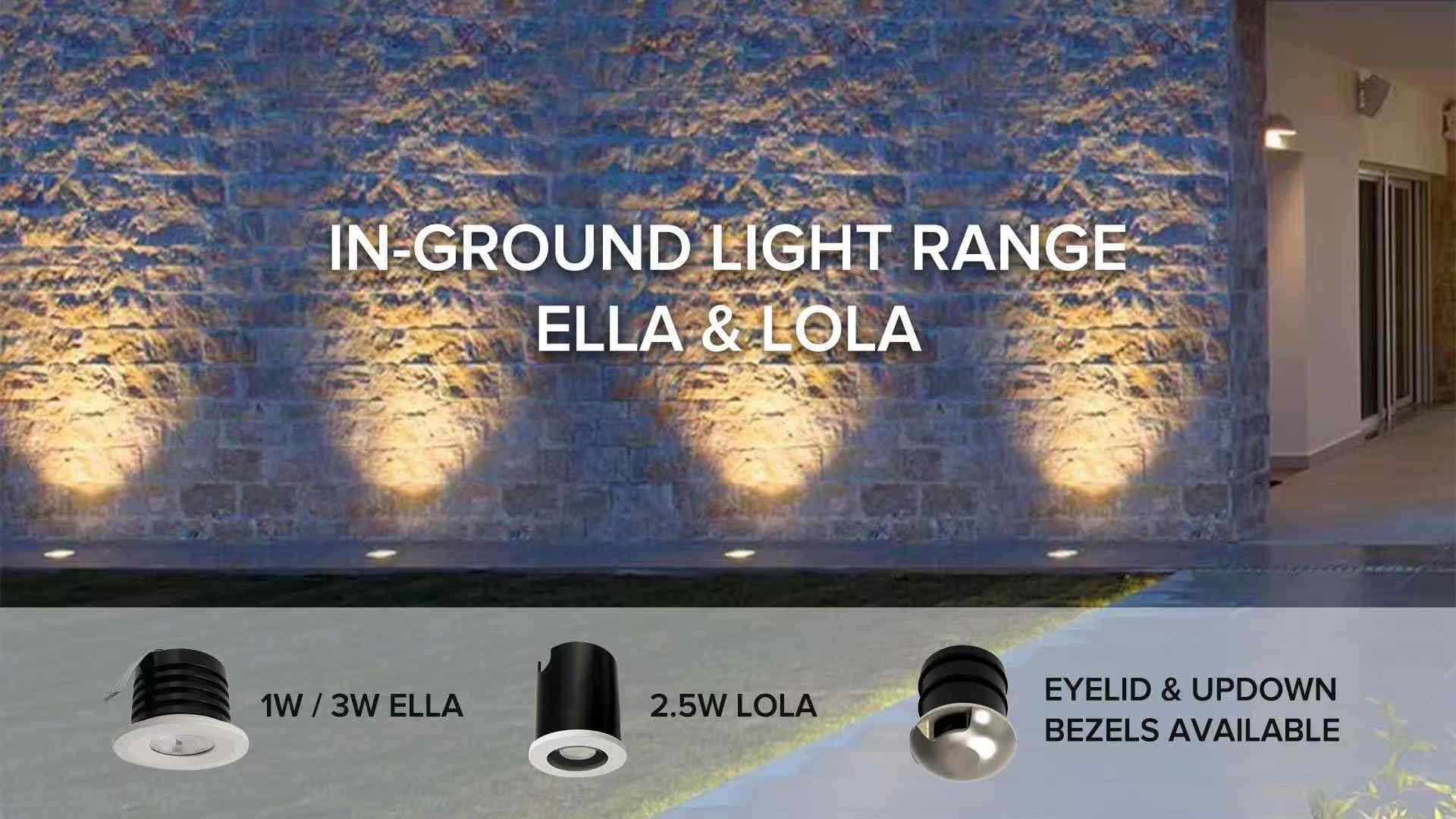 2.5W Lola LED White / Black / Antique Brass / Bronze / Copper / Gold  Bezel Waterproof IP67 In Ground Marker Light - Image 5
