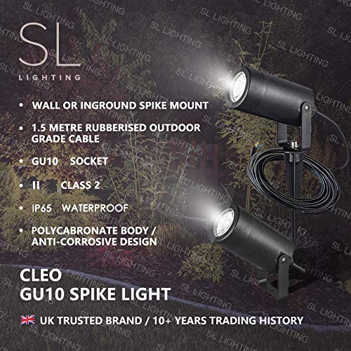 IP65 Outdoor GU10 Spike Light with LED 4.7W GU10 3000K/4000K Warm White/Cool White Lamp - Image 4