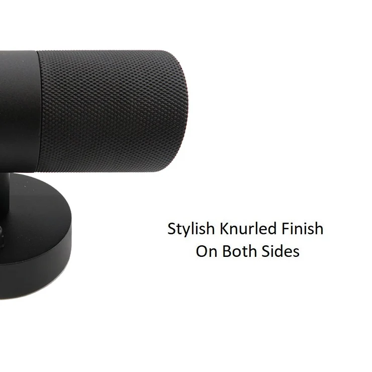 *PRE-ORDER KNURLED Matt Black GU10 UP/DOWN IP44 Indoor/Outdoor Wall Light Bi-Directional Wall-Mounted, Corrosion-Resistant Die-Cast Aluminium - Image 3