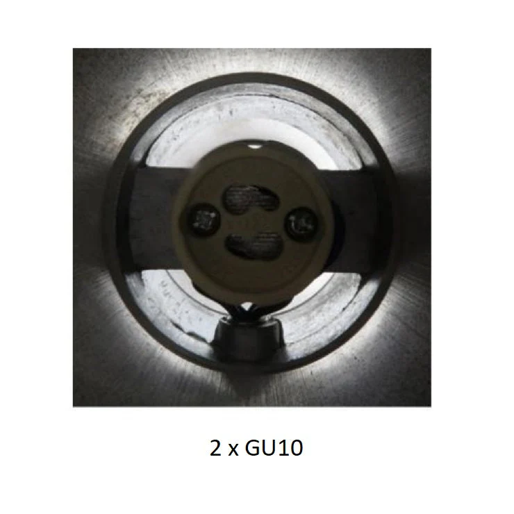 KNURLED Dark Bronze GU10 UP / DOWN IP44 Indoor/Outdoor Wall Light, Bi-Directional Wall-Mounted, Corrosion-Resistant Die-Cast Aluminium - Image 6