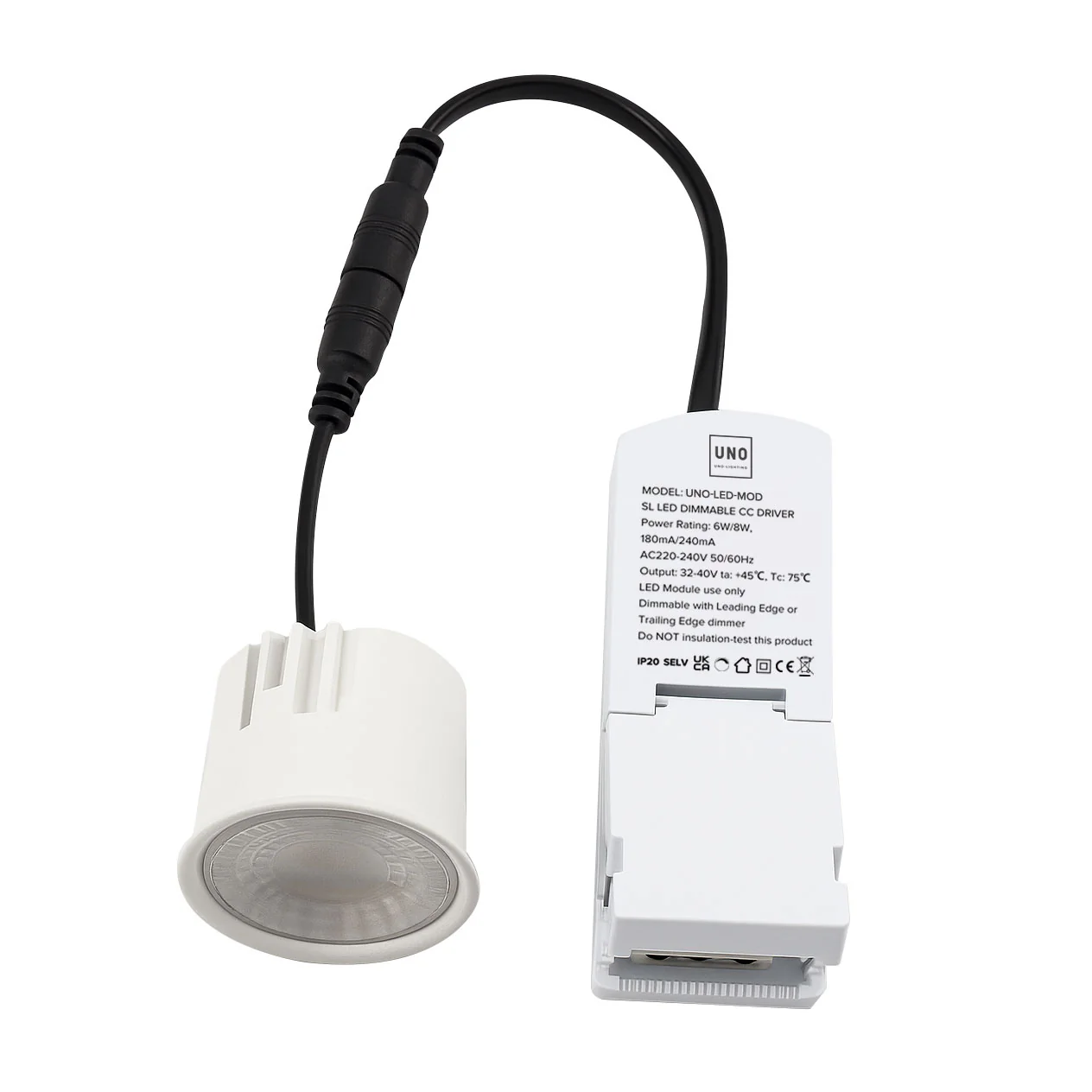 6W / 8W Dimmable LED Downlight Module – CCT 2700K, 3000K, 4000K – Driver & Connectors Included - Image 2