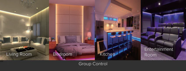 WT5 WiFi-RF 5-in-1 LED Controller Used to Control RGB, RGBW, RGB+CCT LED Strip - Image 3