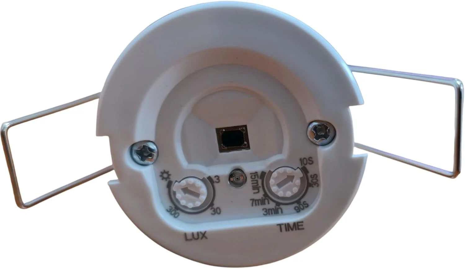 Mini Recessed 360° PIR Motion Sensor Ceiling Light Switch, Adjustable Timer & Lux Control, White Presence Detector for Home Security - Image 5