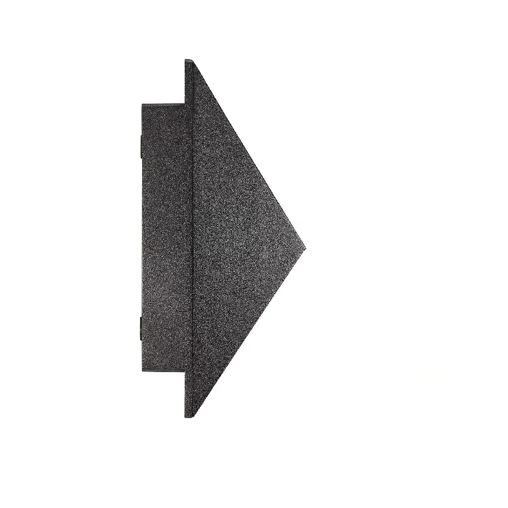 Pablo- IP54 Outdoor Architectural Design Lights GU10, Compact Elegance, Streamlined Geometric Shape. Matte Aluminium Textured Surface - Image 3