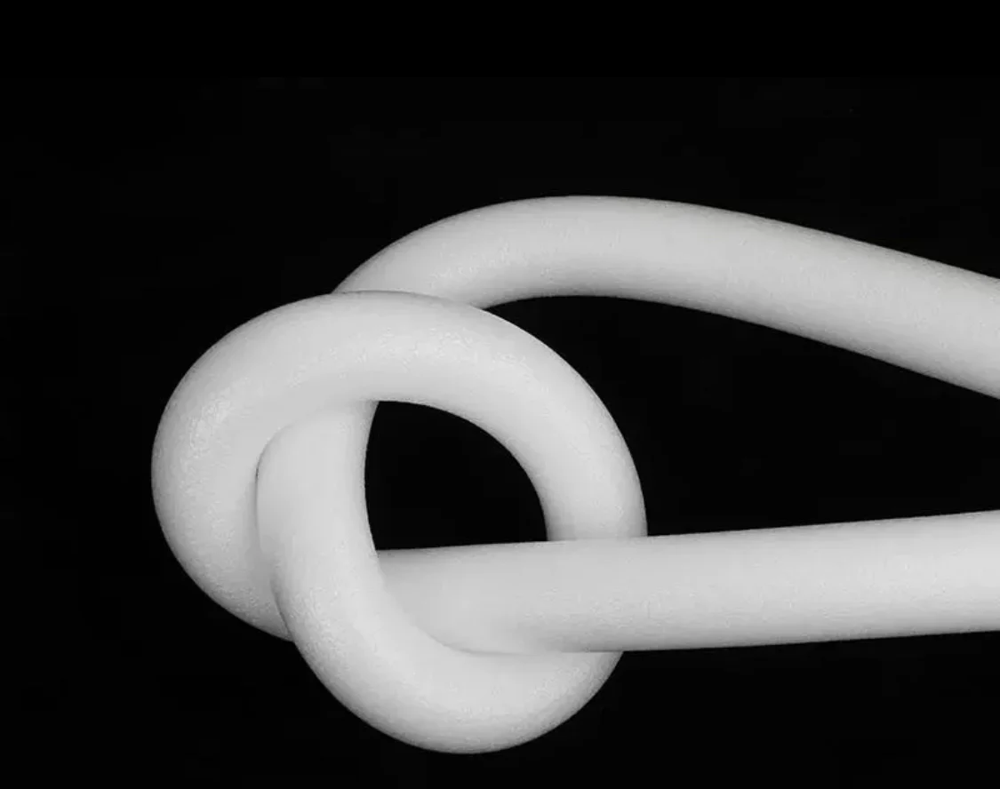 Round Foam Filler suitable for 20mm Trimless Plaster in Aluminum Profile for LED Tape 10 Metres / Set