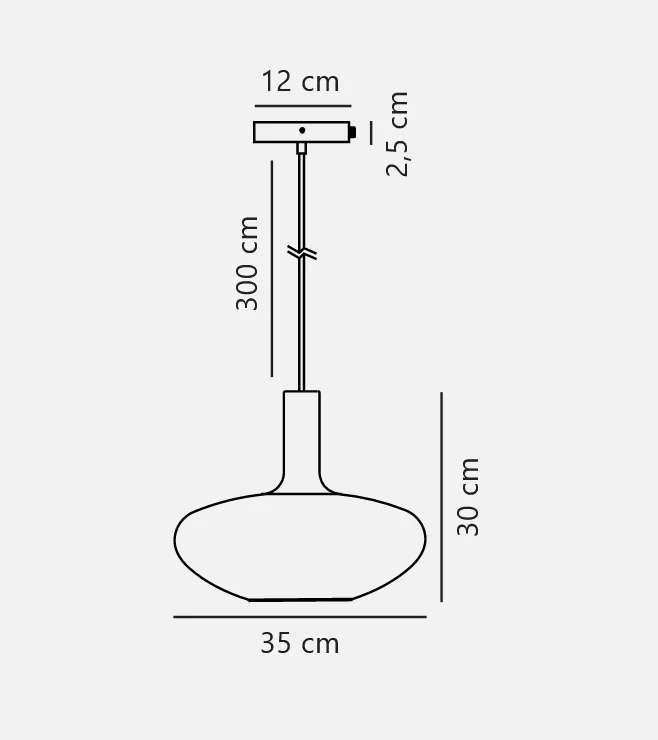 Yuri - Smokey ceiling light - Image 4