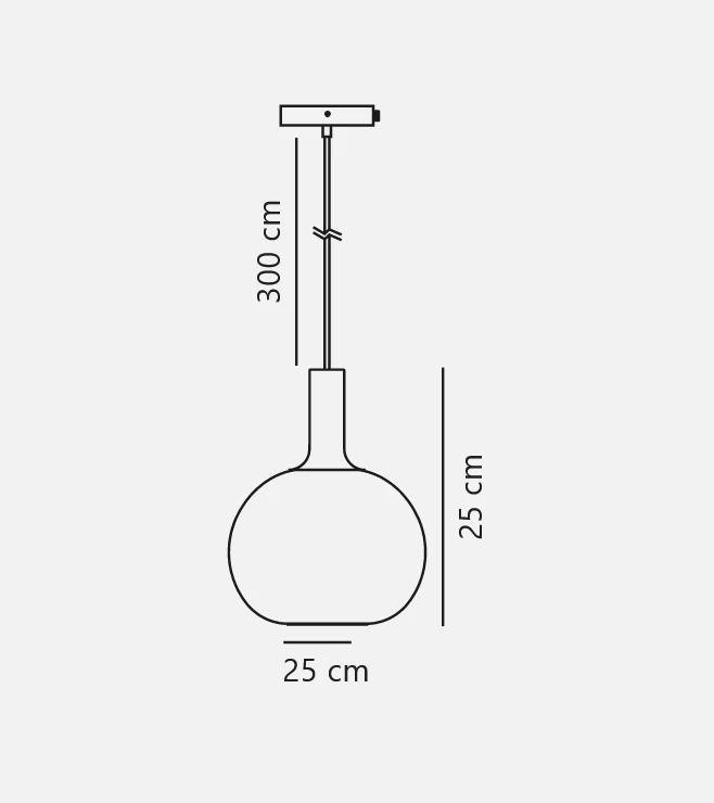 Yuri -25 Smokey Pendant - Image 3
